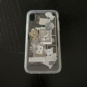 iPhone XR case - clear collage